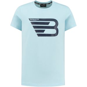 T-shirt met logo - Lt blauw