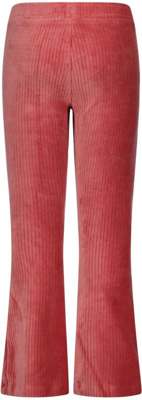 Meisjes flair broek rib velours - Rouge