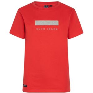 Jongens t-shirt INDN - Koraal rood