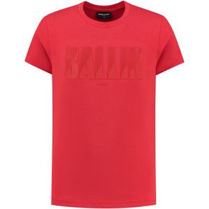 T-shirt met print - Rood