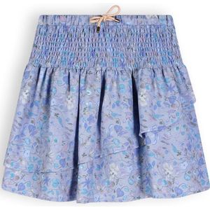 Meisjes rok smock - Noor - Provence blauw