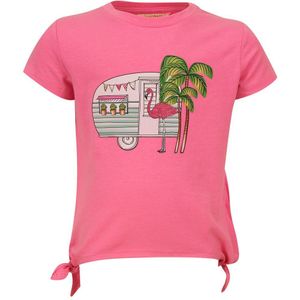 Meisjes t-shirt - Imani-SG-02-C - Fluo roze