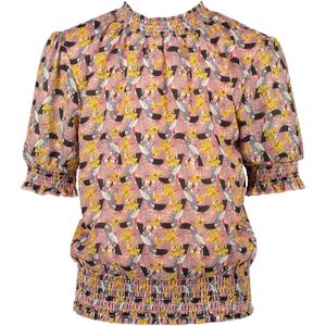 Meisjes - blouse Tixi - Peaches 'N Cream