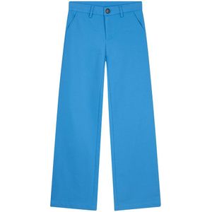 Meisjes pantalon broek wide fit - River blauw