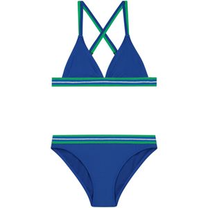 Meisjes bikini triangel - Luna - Deep ocean blauw