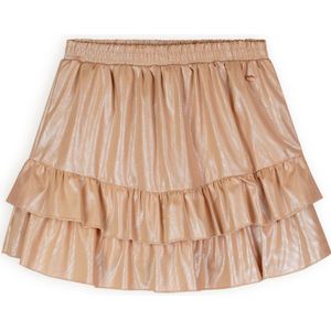 Zomer rok meisjes Licht goud - folie print - chiffon - Naia