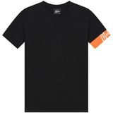 T-shirt captian 2.0 - Zwart oranje