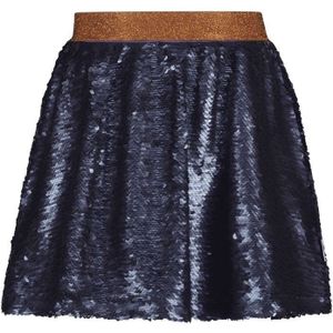 Meisjes rok pailletten - Rhodee - Navy blauw