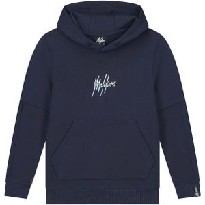 Jongens hoodie Split essentials - Navy blauw / Licht blauw