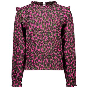 Meisjes blouse stippen roze - Ave - Awesome AOP