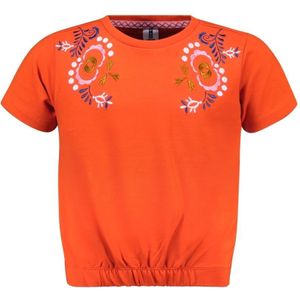 Meisjes t-shirt - Sara - Orange glo