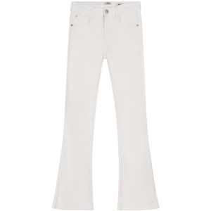 Meisjes jeans broek Lexi bootcut fit - Wit