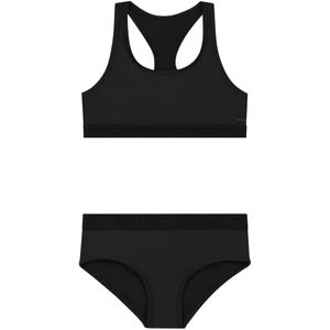 Meisjes bikini sportief - Charlie - Zwart