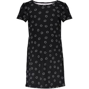 Meisjes jurk - Beagle - Print zwart/wit