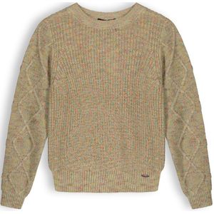 Meisjes sweater - Keson - Animal bruin