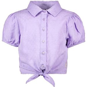 Meisjes blouse met knoop - Vajenne - Lt Lavender