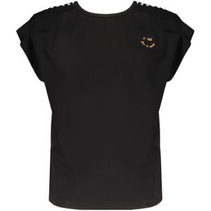 Meisjes t-shirt - Kuy - Jet zwart