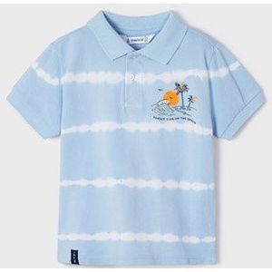 Jongens polo - Wave blauw