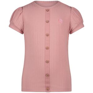 Meisjes t-shirt rib - Kyoto - Vintage roze