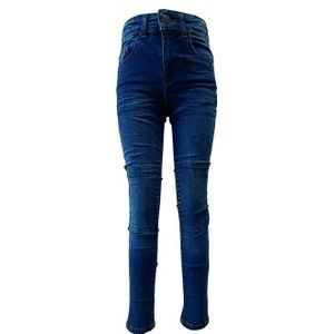 Jongens jeans broek skinny fit hyper stretch - Rangi - Donker blauw