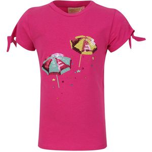 Meisjes t-shirt - Connie-SG-02-C - Donker roze