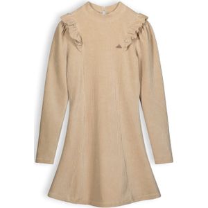 Meisjes jurk velvet rib - Max - Beige