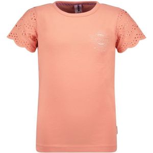 Meisjes t-shirt - Pippi - Perzik