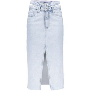 Meisjes jeans rok - Maxi - Ijs blauw denim