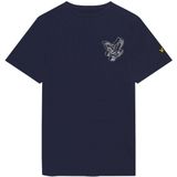 T-shirt 3D Graphic - Navy blauw