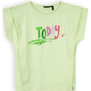 Meisjes t-shirt print - Kiam - Spring groen