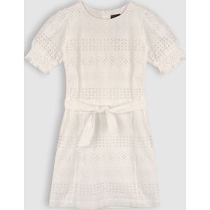 Meisjes jurk embroidery - Mooky - Sneeuw wit
