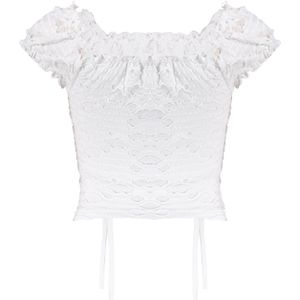 Meisjes blouse - Maxime - Krijt wit