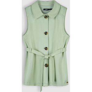 Meisjes gilet met riem - Tika - Jade