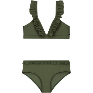 Meisjes bikini triangel - Bella - Bos groen