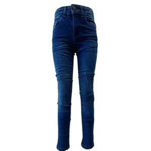 Jongens jeans broek skinny fit hyper stretch - Rangi - Donker blauw