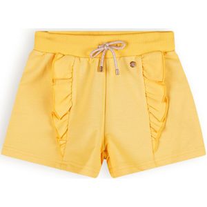 Meisjes sweat short ruffel - Samba - Abrikoos