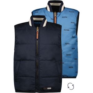 Jongens reversibel bodywarmer - Marine blauw