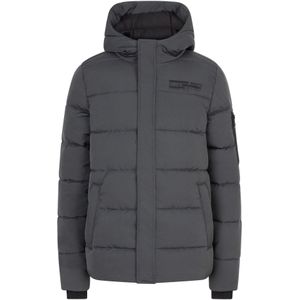 Jongens winterjas puffer - Antraciet