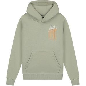 Hoodie painter - Zeegras / Oranje