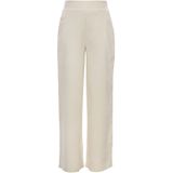 Meisjes broek wide leg corduroy - Bone ecru