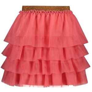 Meisjes rok tule - Rose - Zacht rood