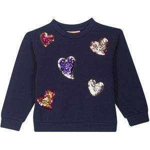 Meisjes sweater - Navy blauw