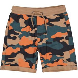 Jongens sweat short - Thygo - AOP Zand steen camo