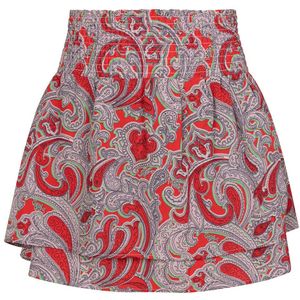 Meisjes rok paisley - Soft rood