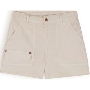 Meisjes short - Simoa - Pearled ivoor wit