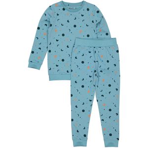 Jongens pyjama - Puck B - AOP Blauw stippen