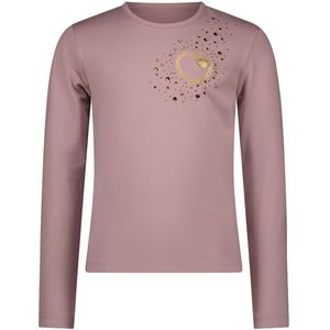 Meisjes t-shirt strass hart - Norma - Sweet plums