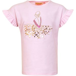 Meisjes t-shirt - Anais-SG-02-C - Zacht roze