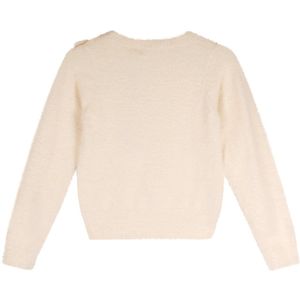 Zomer sweater meisjes Ivoor wit - fluffy - Ketan