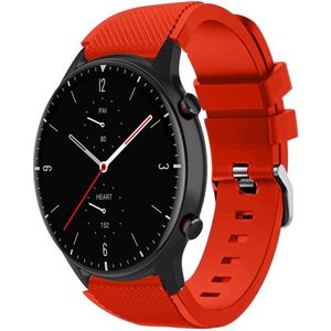 Strap-it Amazfit GTR 2 siliconen bandje (rood)